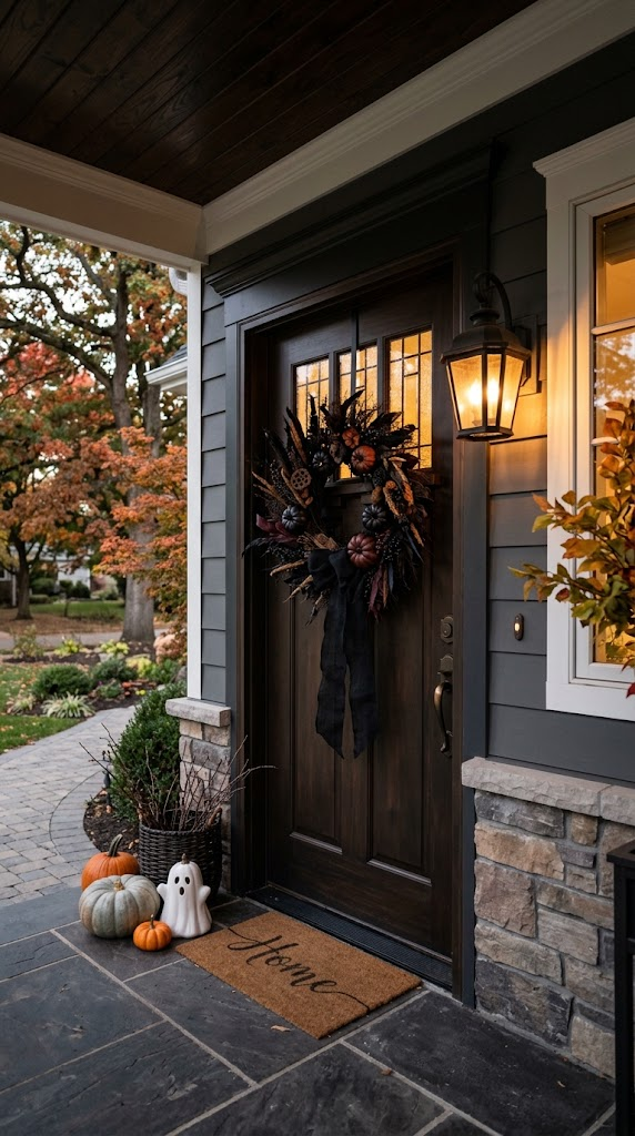 25 Halloween Front Door Ideas for a Spooky Welcome