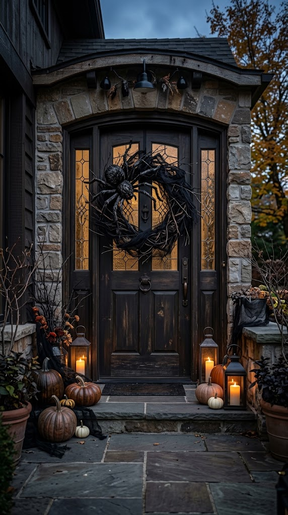 25 Halloween Front Door Ideas for a Spooky Welcome