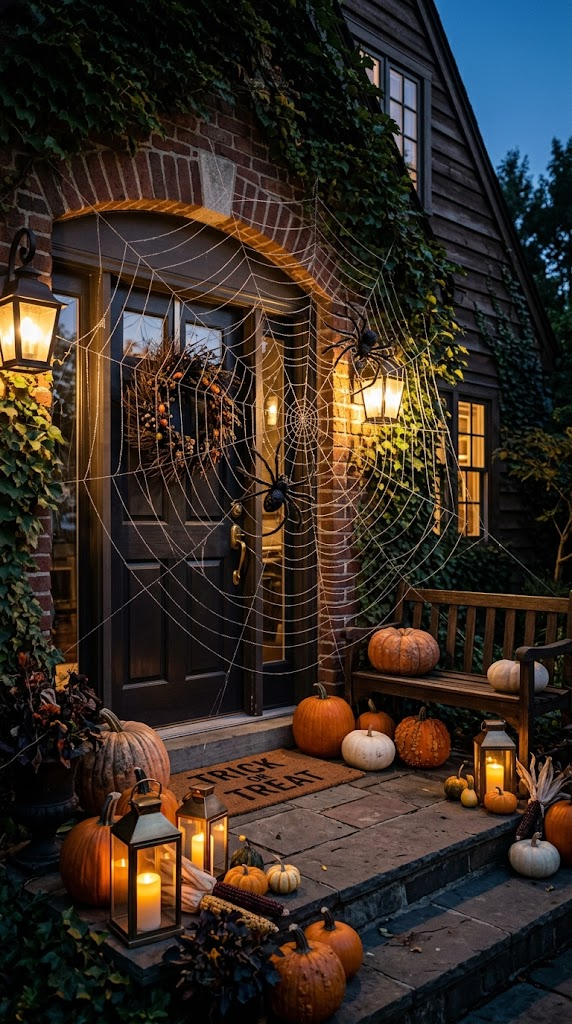 25 Halloween Front Door Ideas for a Spooky Welcome