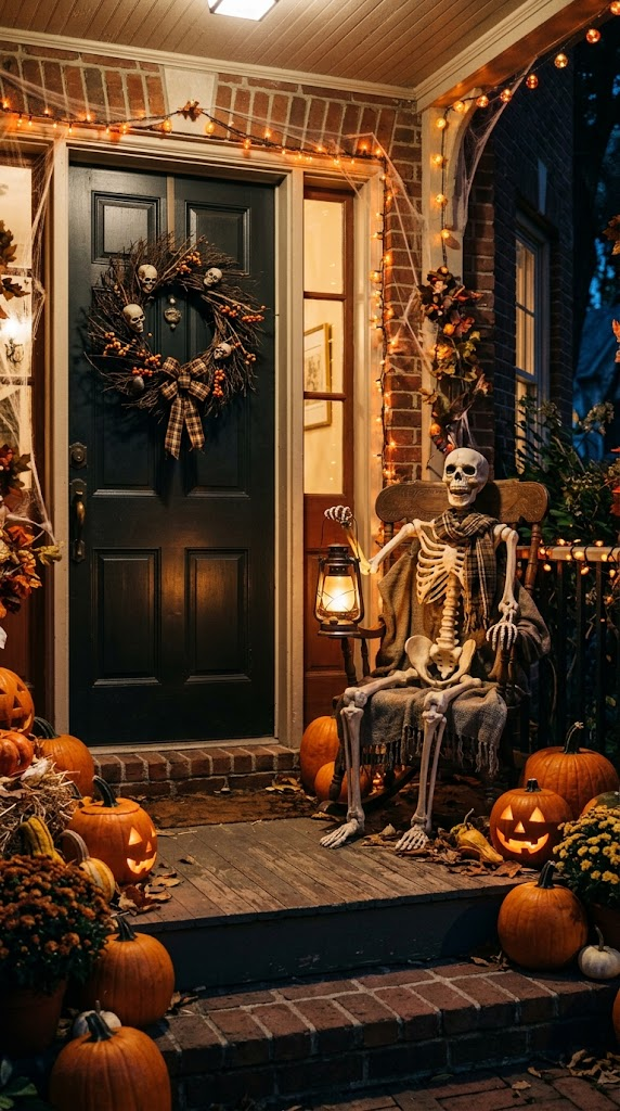 25 Halloween Front Door Ideas for a Spooky Welcome