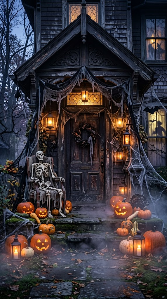 25 Halloween Front Door Ideas for a Spooky Welcome