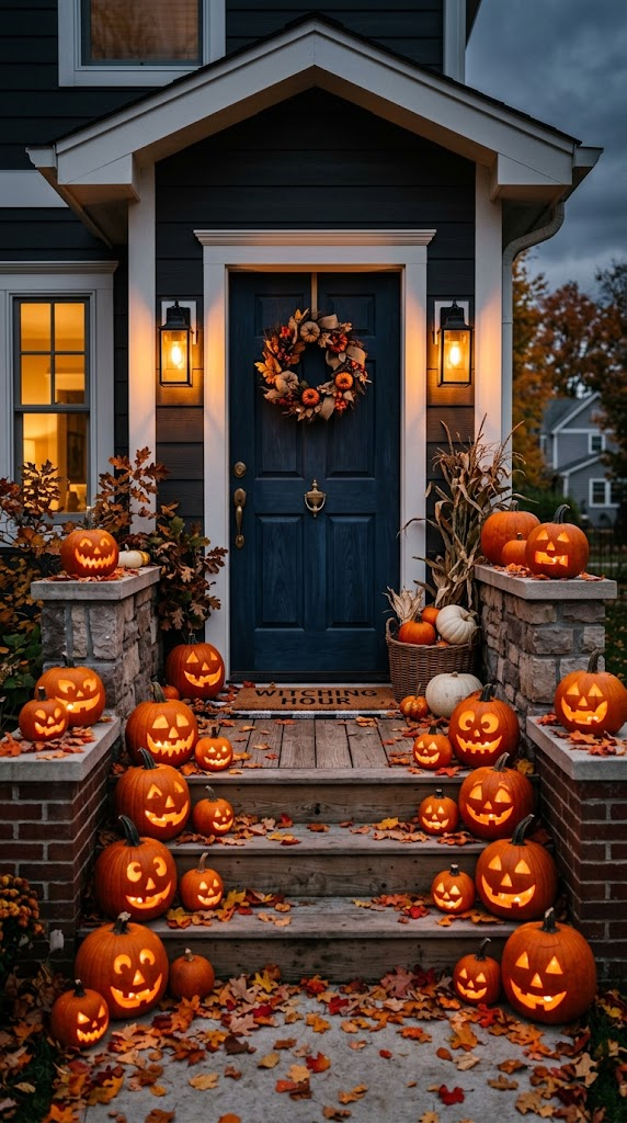 25 Halloween Front Door Ideas for a Spooky Welcome