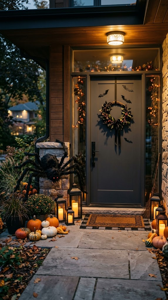 25 Halloween Front Door Ideas for a Spooky Welcome